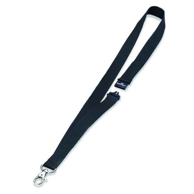Durable - Cordon textile ECO avec mousqueton 10 pièces