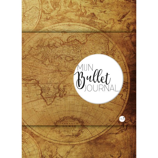 Bullet Journal - Ma carte du monde à points 240 pages