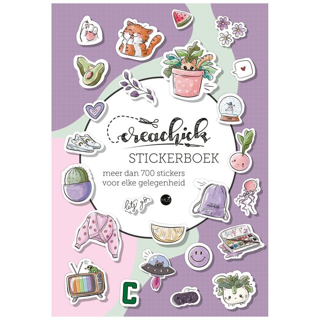 Crea Chick -  Stickerboek creachick a5 50vel