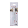 Europel -  Krijtstift pel watervast 1-3mm wit blister 1 stuk