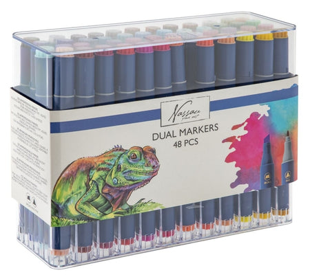 Art Sensations -  holmarker nassau duopunt 48 stuks assorti