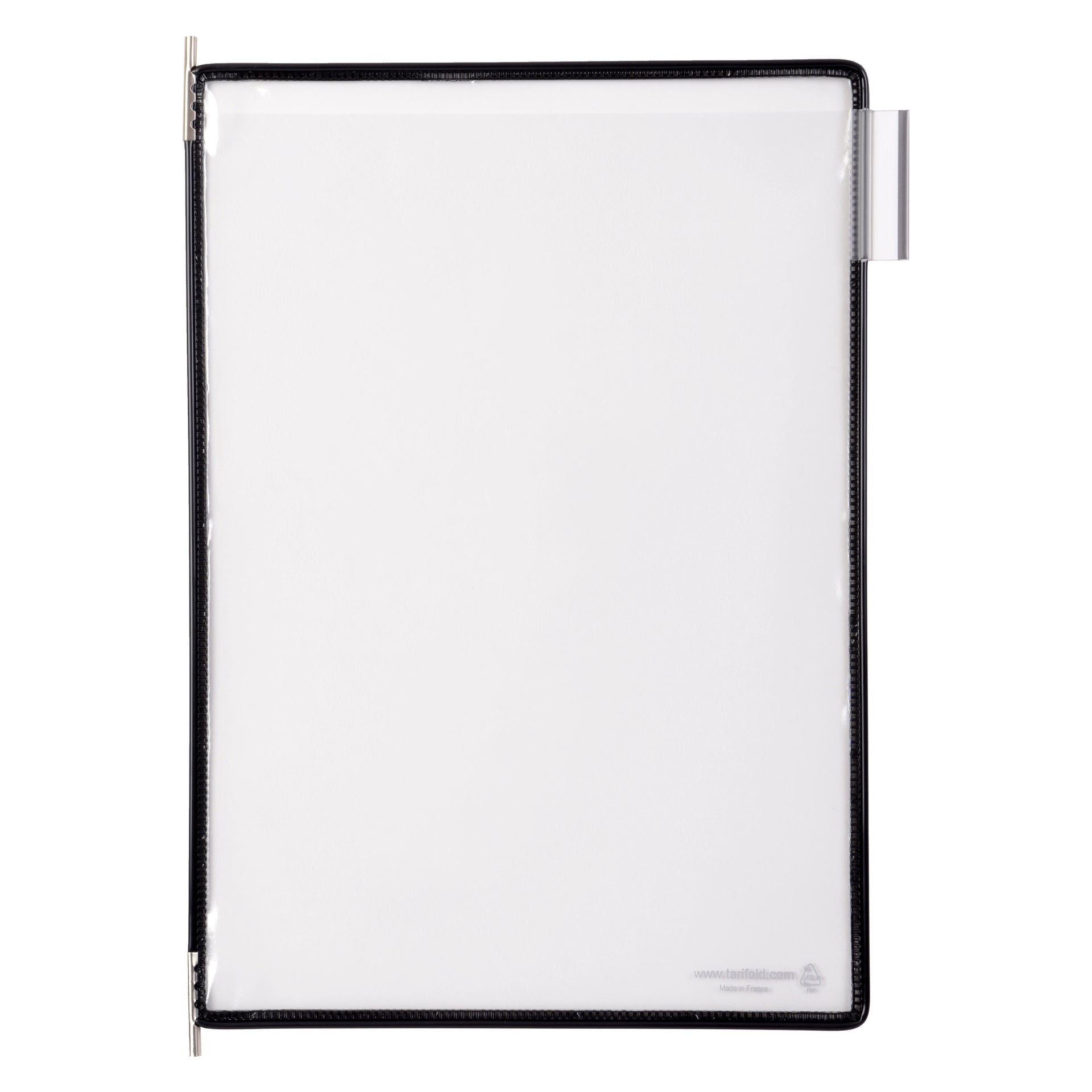 Tarifold - Sichttafel A4 vertikal schwarz 10 Stück