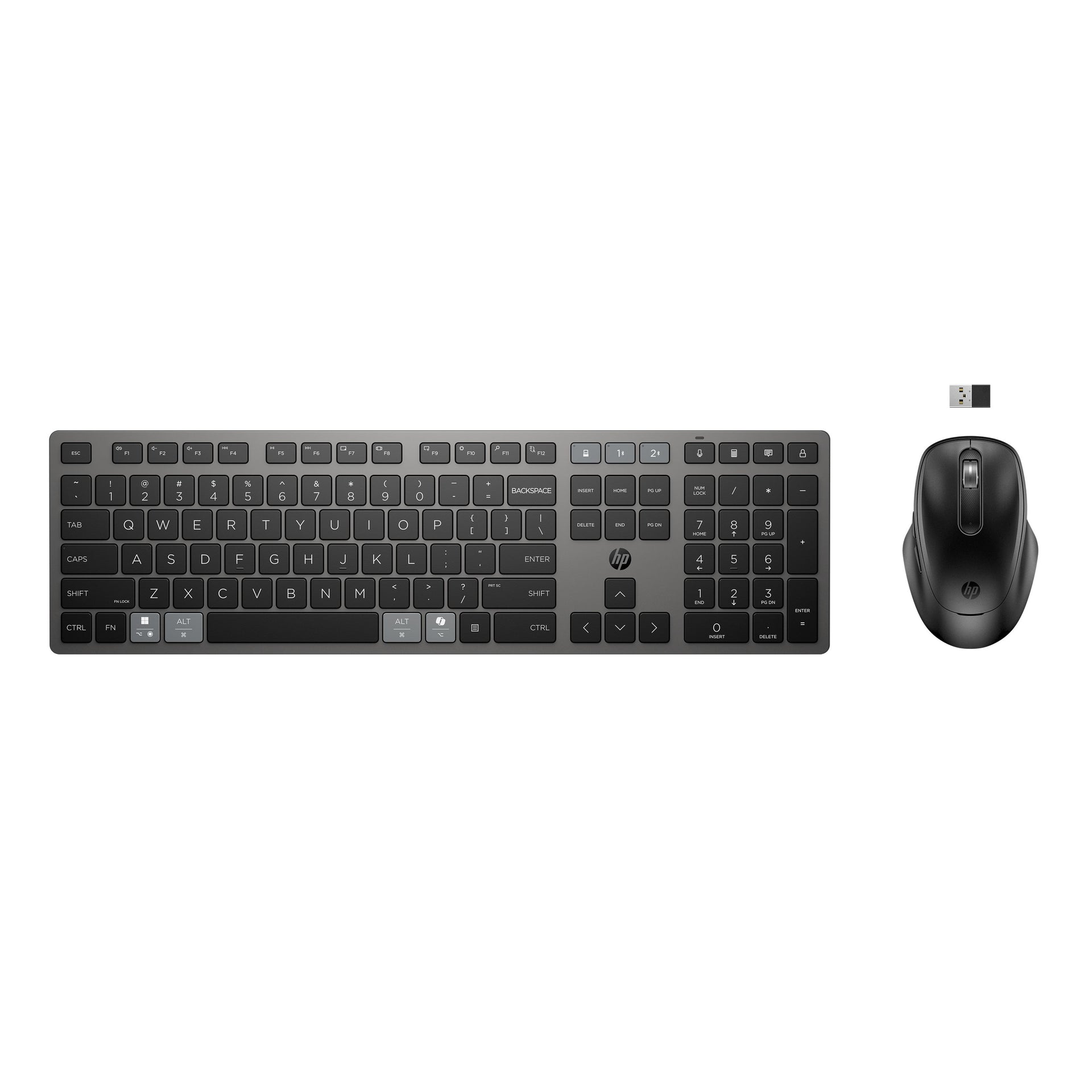 HP - Clavier + souris 725 rechargeable sans fil