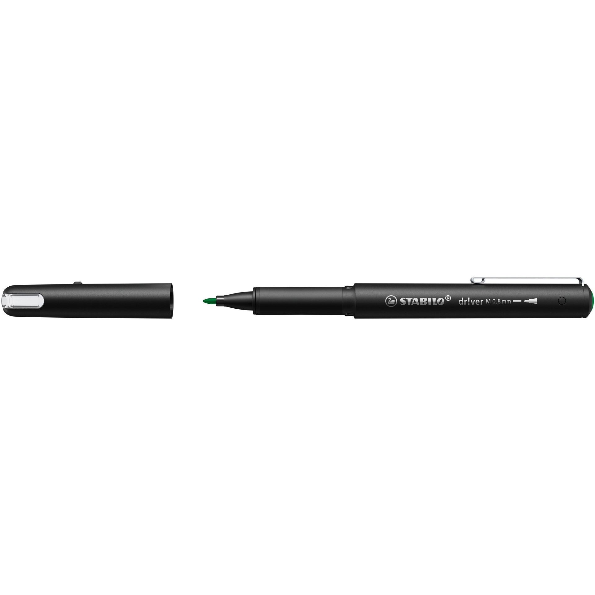 Stabilo - Fineliner dr!ver vert moyen | 5 pièces