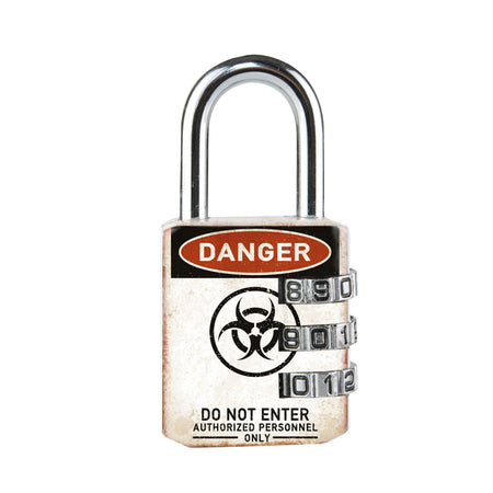 Master Lock -  Hangslot masterlock 3 cijfer 30mm danger motief