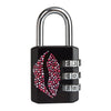 Master Lock - Cadenas masterlock 3 chiffres 30mm motif baiser