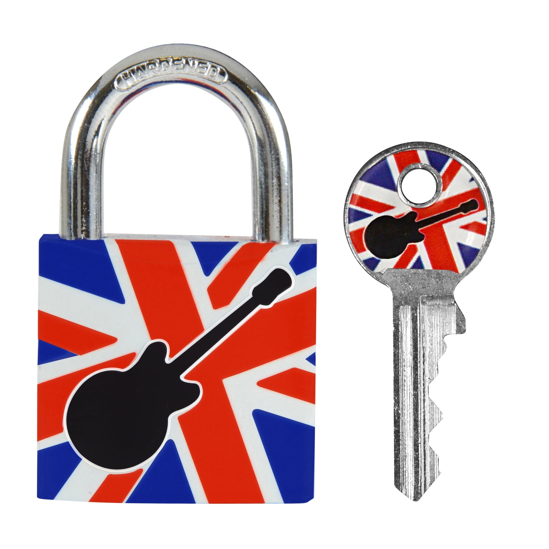 Master Lock - Cadenas Masterlock 30mm motif guitare