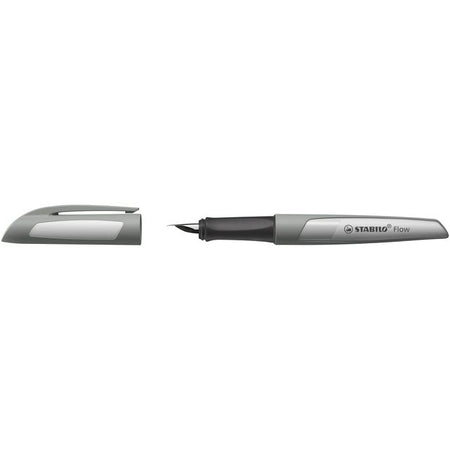 Stabilo - Stylo plume Flow gris moyen