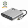 ACT -   USB-C multiport adapter voor 1 HDMI monitor, 1x USB-A, PD pass-through