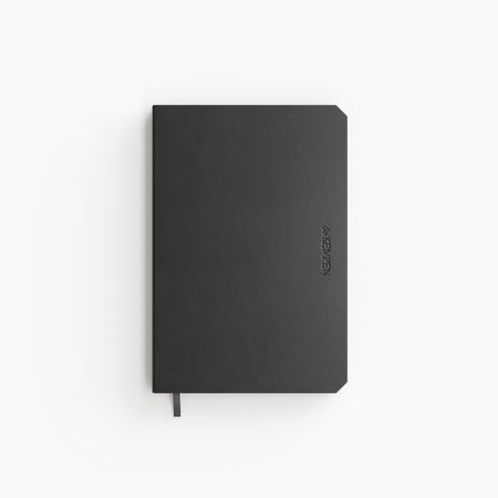 De KEMPEN -  Notbk  ashblack 110x160 lijn 160pag zwart