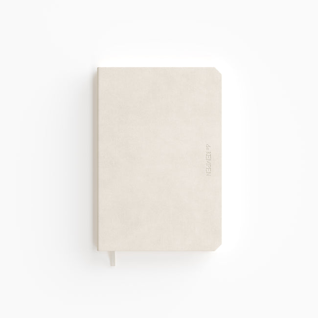De KEMPEN - Carnet Coton Vanille 110x160mm trait 160 pages 90gr blanc