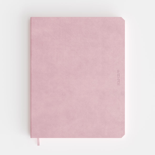 De KEMPEN - Carnet Brut 171x220mm trait 192 pages 90gr rose