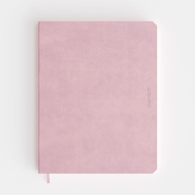 De KEMPEN - Notizbuch Brut 171x220mm blanko 192 Seiten 90gr rosa
