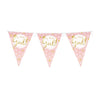 Bruna Office -  Party Flags foil It's a girl! | 6 stuks