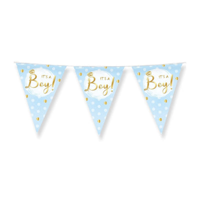 Office -  Party flags foil it's a boy!