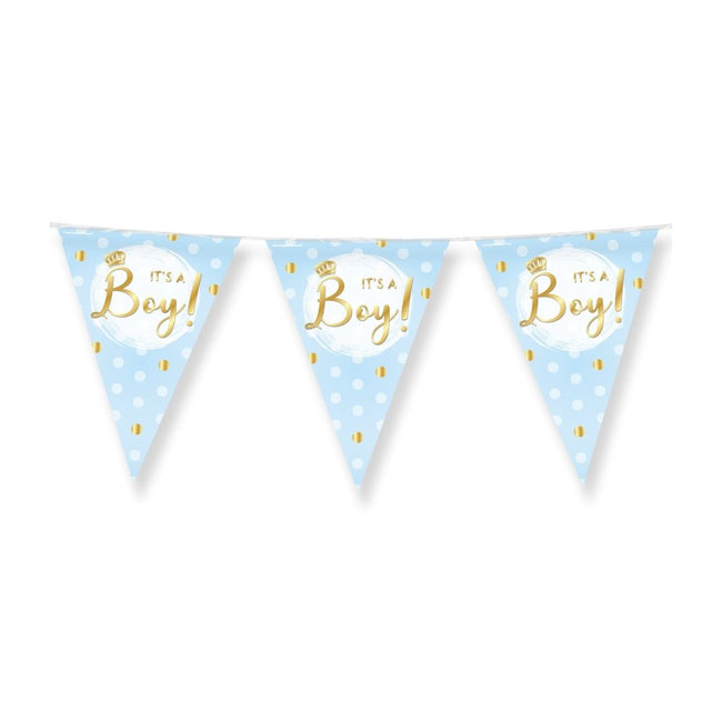 Bureau Bruna - Party Flags en aluminium C'est un garçon ! | 6 pièces