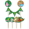 Bureau Bruna - Décoration gâteau Jungle 9 pièces