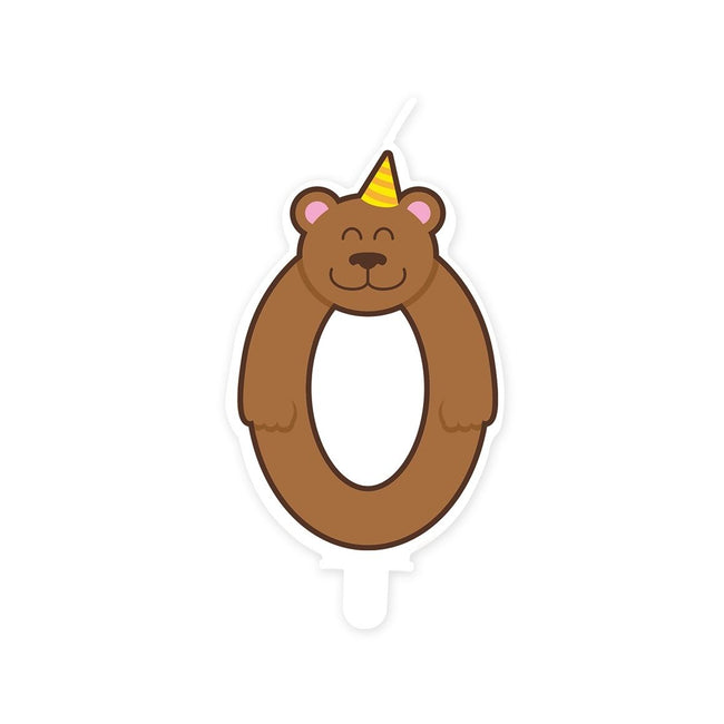 Office -  Jungle candle 0 bear | 4 stuks