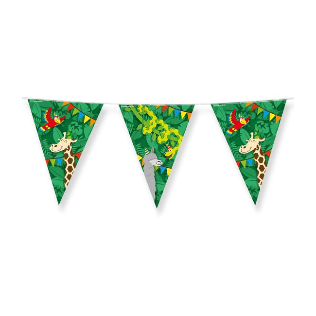 Bureau Bruna - Feuille de dessin animé Bunting Jungle 10 mètres | 6 pièces