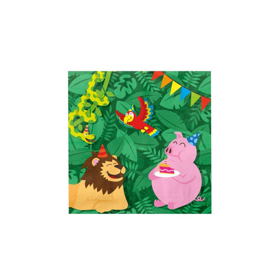 Bureau Bruna - Serviettes Jungle | 6 pièces