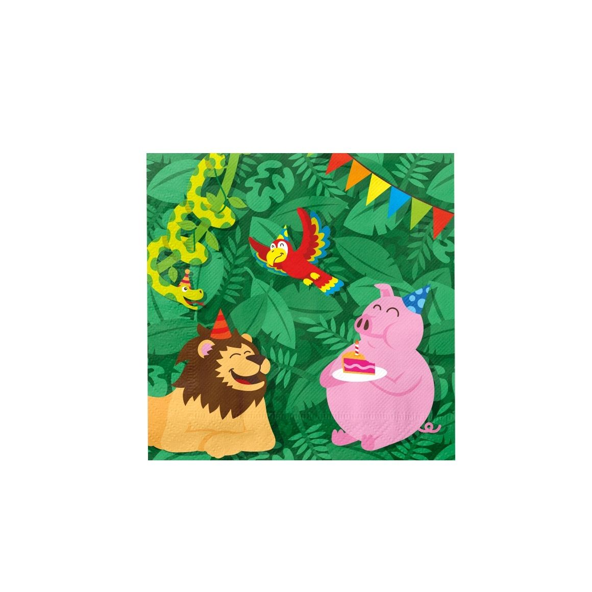 Bureau Bruna - Serviettes Jungle