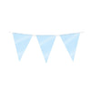 Bureau Bruna - Drapeau de fête en aluminium bleu bébé | 6 pièces