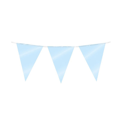Office -  Party flag foil baby blue | 6 stuks