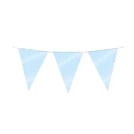 Office -  Party flag foil baby blue | 6 stuks