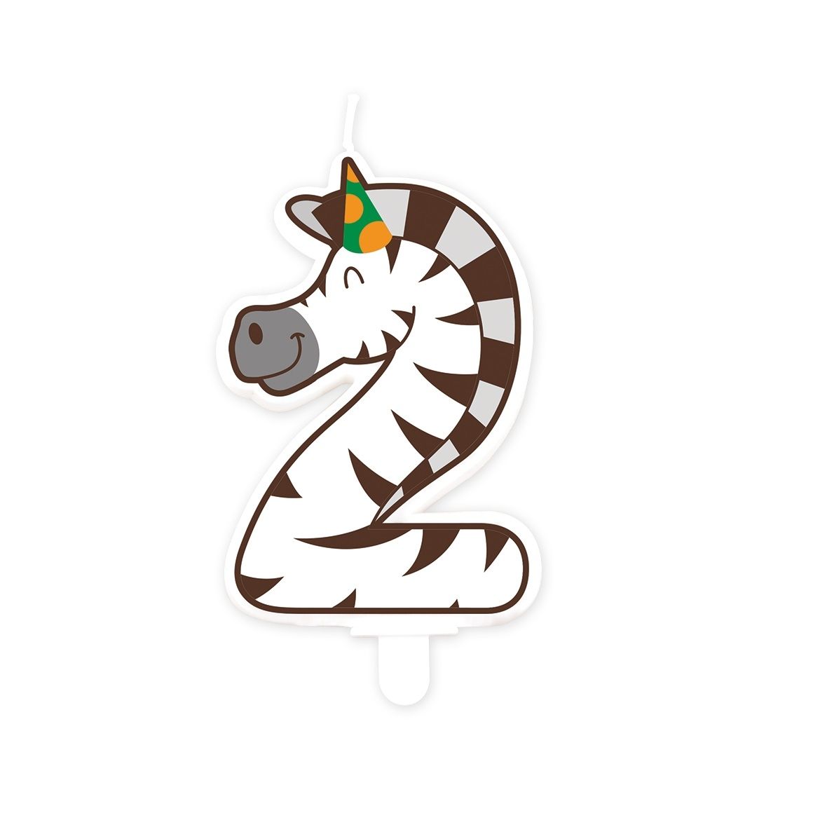 Bruna Büro - Dschungelkerze 2 Zebra