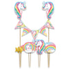 Bruna Office -  Cake decoratie Unicorn 9 stuks