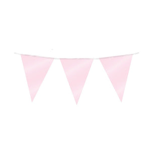 Bruna office - Partyflagge aus Folie, Babyrosa