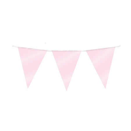 Office -  Party flag foil baby pink | 6 stuks