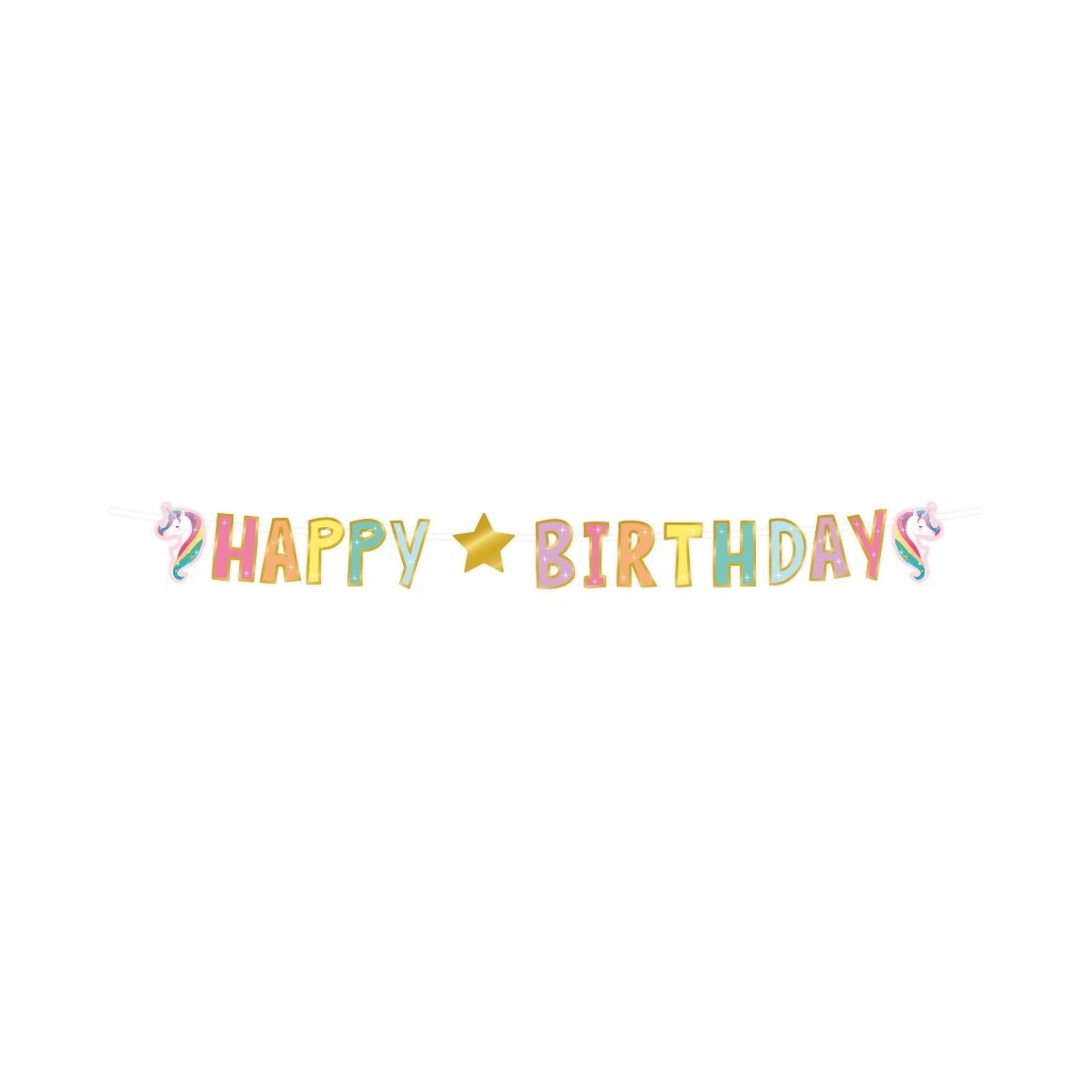 Office -  Letterslinger unicorn | 6 stuks