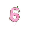 Bruna Office -  Jungle candle 6 Flamingo | 4 stuks