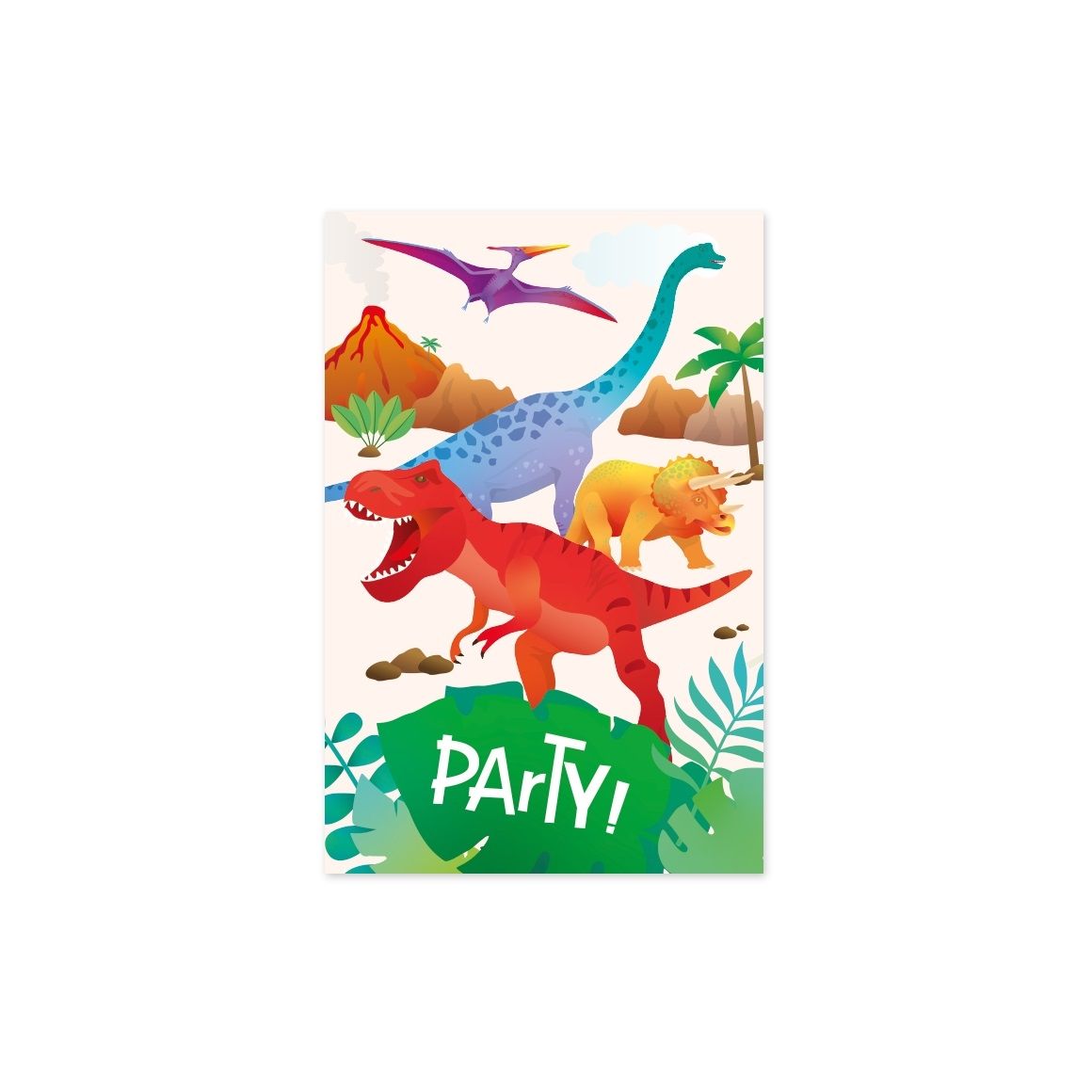Bruna Büro - Einladungskarten Dino