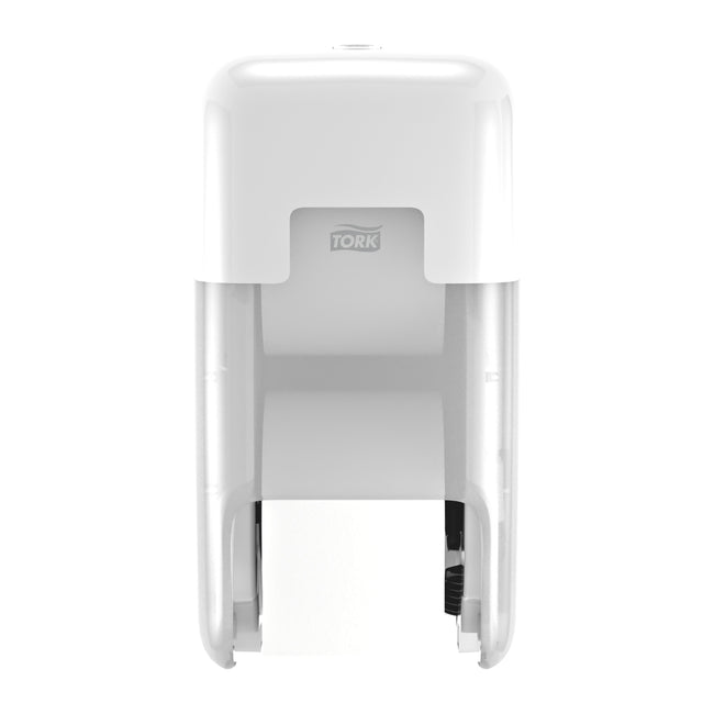 Tork - Distributeur de papier toilette T7 Elevation OptiServe Coreless moyen vertical duo blanc 558040