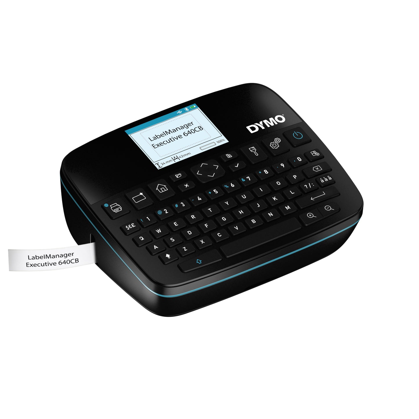 Dymo - Imprimante d'étiquettes gestionnaire d'étiquettes 640cb qwerty 24mm