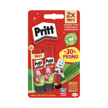Pritt -  Lijmstift stick original 2x 11gr promo