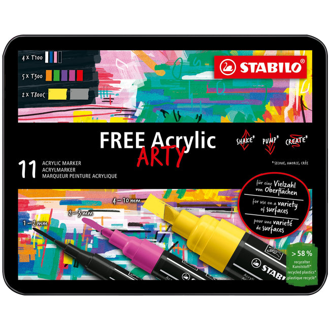 Stabilo - Marqueur acrylique sans acrylique pour kit cul