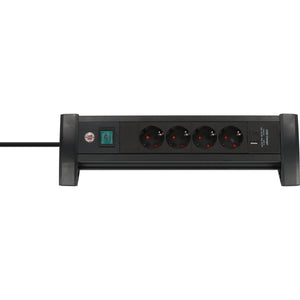 Brennerstuhl - Multiprise prem 4vdg usb c et un noir