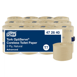Tork -  Toiletpapier t7 advanced coreless naturel