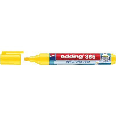 Edding - Filzstift 385 Flipchart-Pinsel gelb | 10 Stück