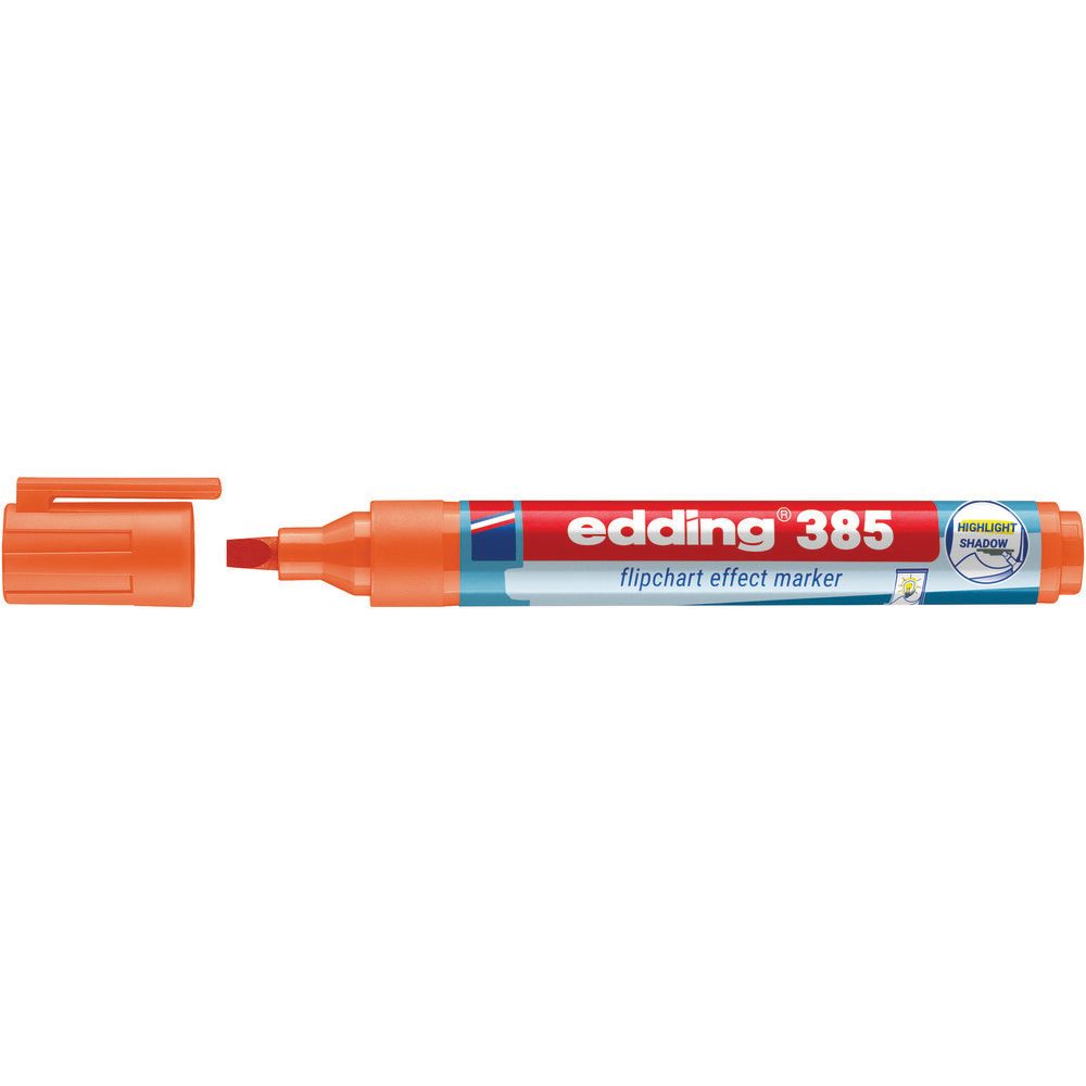 Edding - Feutre 385 paperboard pinceau orange