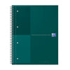 Oxford -  Spiraalblok International Notebook A4+ lijn groen