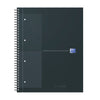Oxford -  Spiraalblok International Notebook A4+ ruit 5X5mm zwart