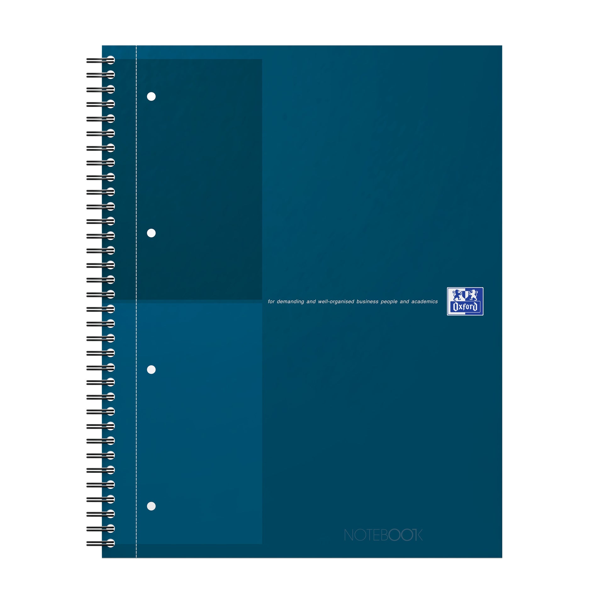 Oxford - Spiral blk oxf international notebk a4+ ln petr bl | 5 pièces
