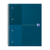 Oxford -  Spiraalblok International Notebook A4+ lijn petrol blauw