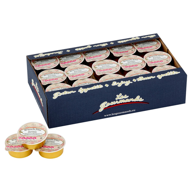 Les Gourmands - Pâté à la crème Bruxelles Coupelles 45x25 grammes