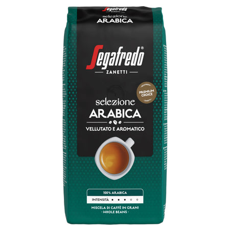 Segafredo - Café Selezione Arabica en grains 1000 grammes | 8 pièces