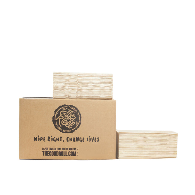 The Good Roll - Serviette tgr 2 couches 230x210mm 20x200 feuille naturel